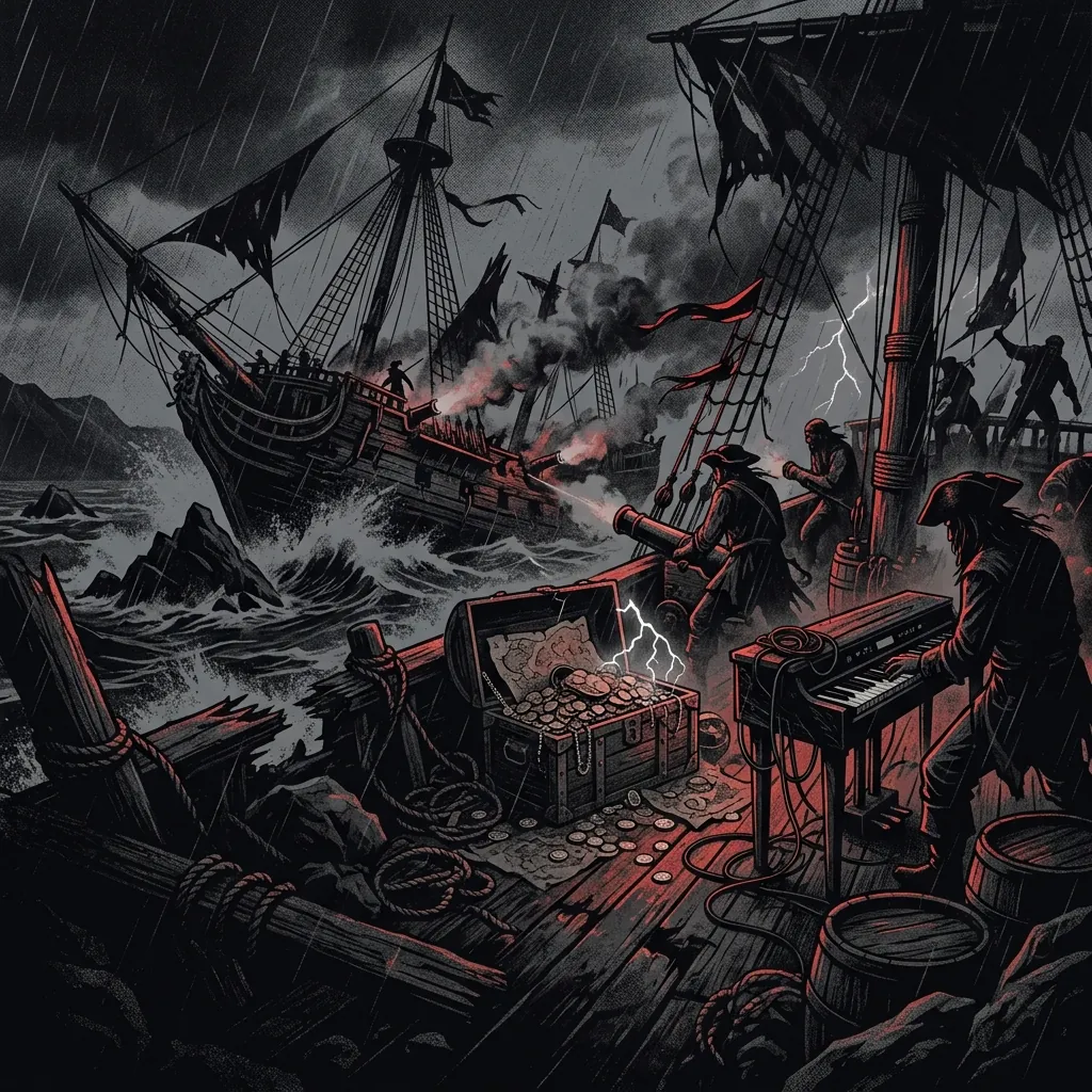 Alestorm — Los escoceses que inventaron el pirate metal y convirtieron el ron, los cañonazos y el humor descarado en uno de los fenómenos más únicos del metal mundial