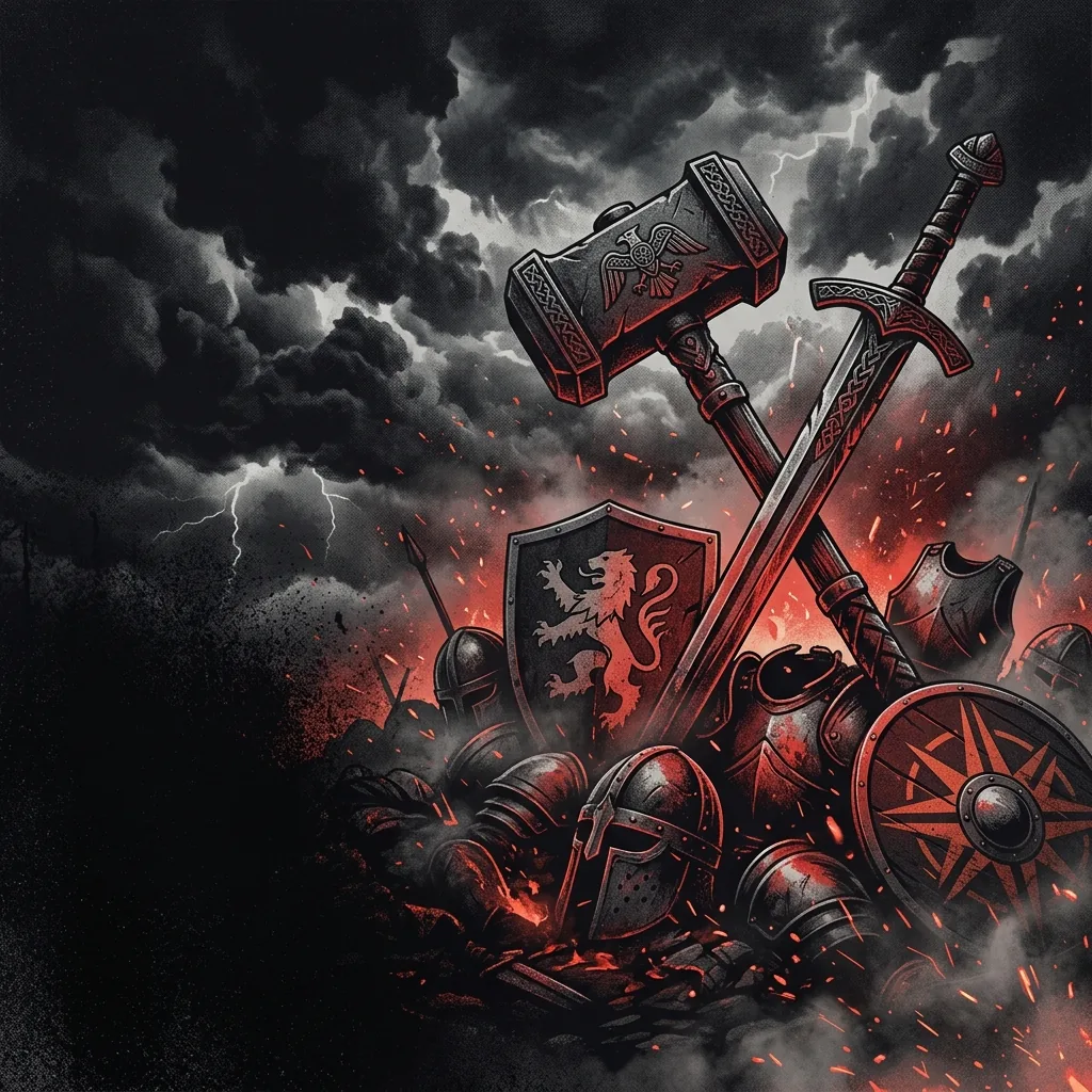 HammerFall — Los suecos que resucitaron el power metal con espadas en alto, corazones en llamas y un martillo de guerra listo para caer sobre toda una generación