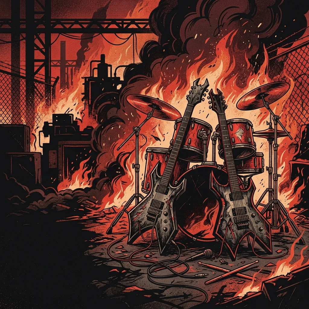 Nervosa — El trío de thrash y death metal más feroz del Brasil del siglo XXI, forjado en São Paulo con velocidad, brutalidad y un legado que trasciende géneros y generaciones