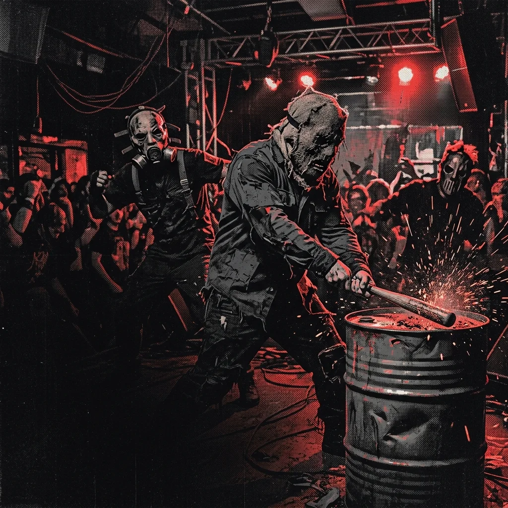 Slipknot — Nueve demonios de Des Moines que redefinieron el metal moderno con máscaras, caos y una ferocidad sin precedente