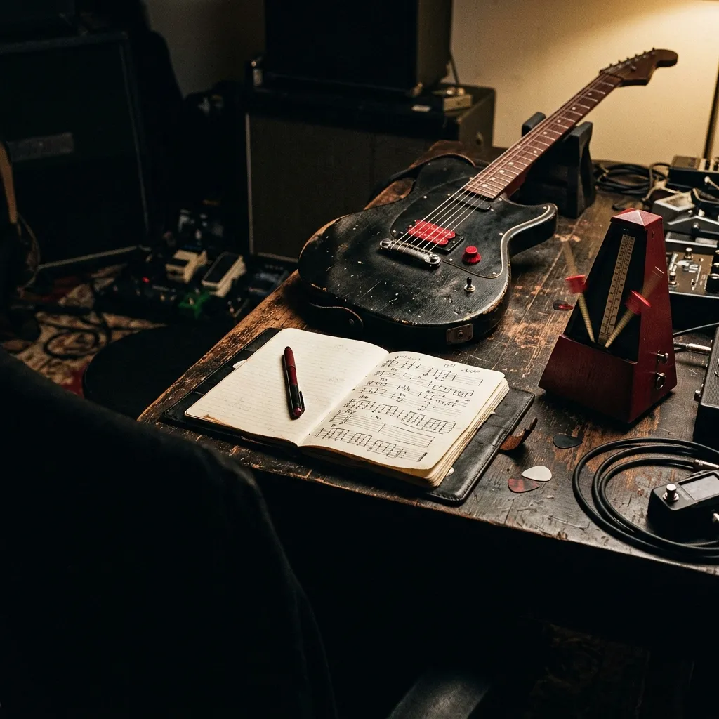 Rutina de práctica de guitarra que de verdad funciona