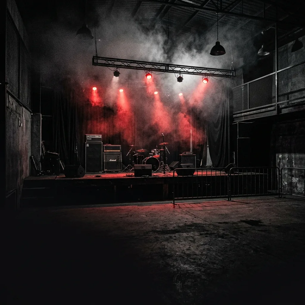 Gimnasio Factores Mutuos — La "Catedral del Metal" regia: un gimnasio en la calle Aramberri que de noche se vuelve refugio del punk, el hardcore y el metal underground.
