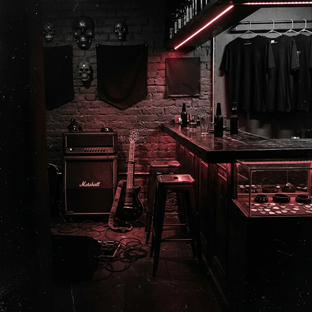Metal Brothers — Bar y boutique clavado en el metal clásico y progresivo, con banda invitada en vivo cada noche en la Roma Norte.