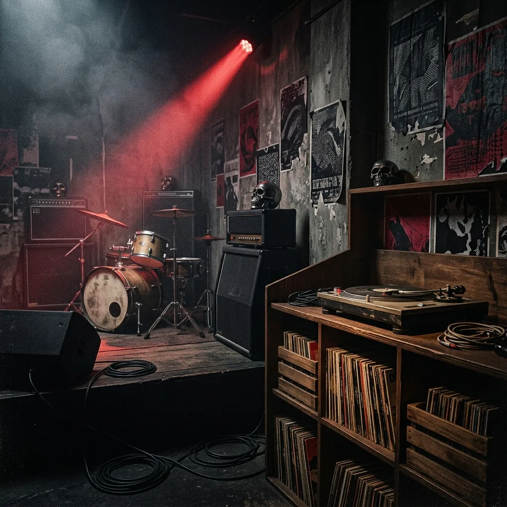 Venas Rotas Discos — Disquería DIY de punk, rock y metal en la Roma que cada semana se vuelve foro para tocadas de bandas experimentales.